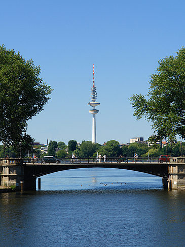 Fotos Schwanenwikbrücke und Heinrich-Hertz-Turm