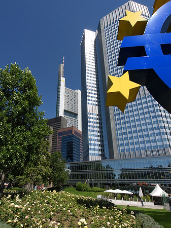 Foto Eurozeichen - Frankfurt am Main