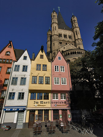 Foto Fischmarkt vor Groß St.Martin - Köln