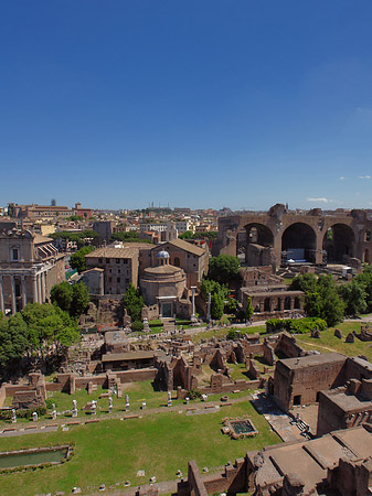 Fotos Blick auf das Forum Romanum | Rom