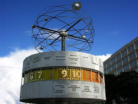 Alexanderplatz Weltzeituhr Foto 