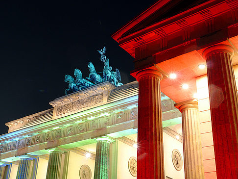 Foto Brandenburger Tor bei Nacht - Berlin