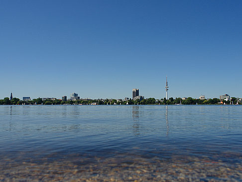 Foto Badestrand an der Außenalster - Hamburg