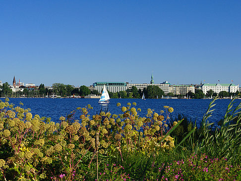 Fotos Blick nach Osten von der Außenalster