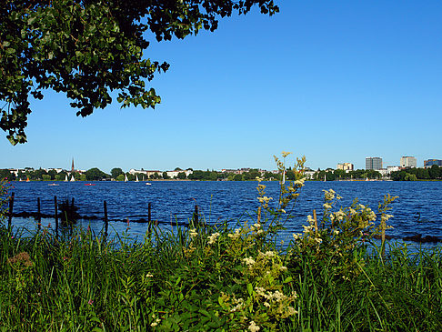 Foto Blick nach Osten von der Außenalster