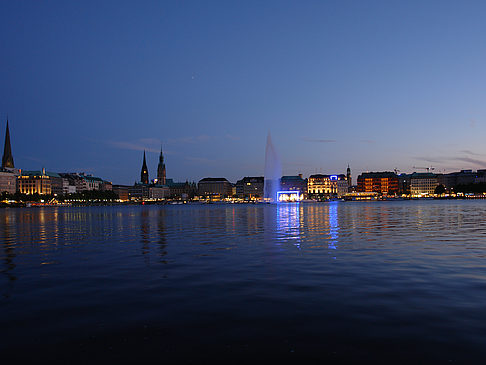 Foto Binnenalster am Abend