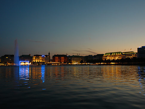 Foto Binnenalster am Abend