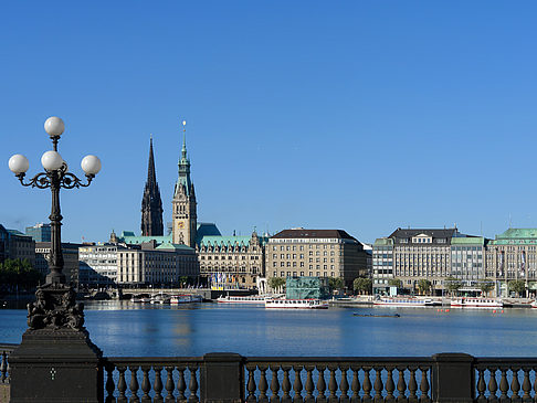 Laterne und Binnenalster Foto 