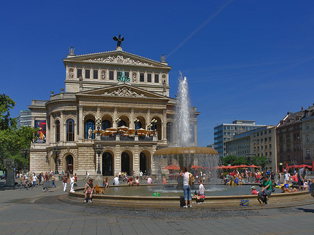 Alte Oper mit Opernplatz Foto 