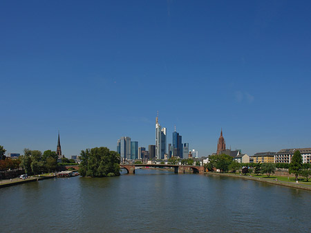 Fotos Skyline von Frankfurt mit Alter Brücke | Frankfurt am Main