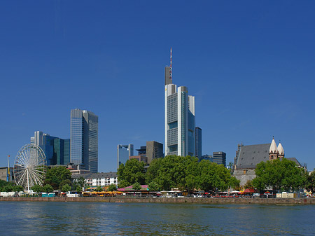 Fotos Skyline von Frankfurt mit Riesenrad