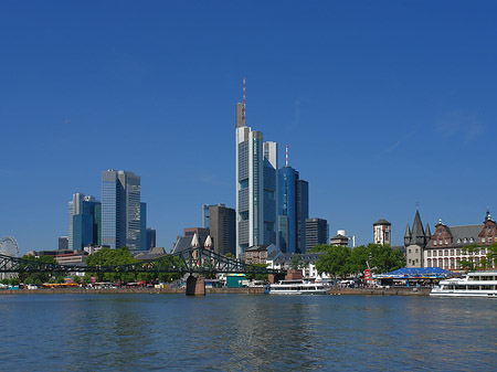 Skyline von Frankfurt mit Saalhof