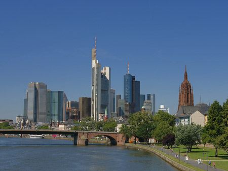 Foto Skyline von Frankfurt - Frankfurt am Main