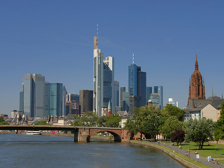 Foto Skyline von Frankfurt