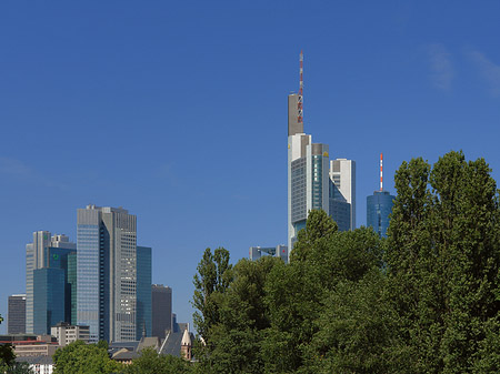 Skyline von Frankfurt Fotos