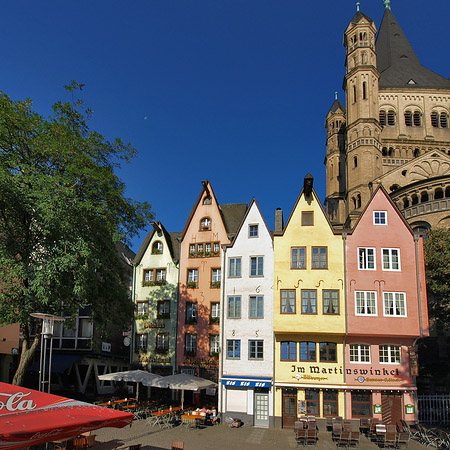 Groß St Martin hinter Fischmarkt Foto 