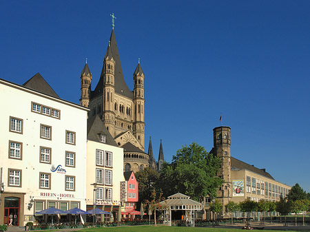 Groß St Martin hinter Fischmarkt Fotos