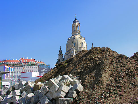 Foto Baustelle Frauenkirche - Dresden